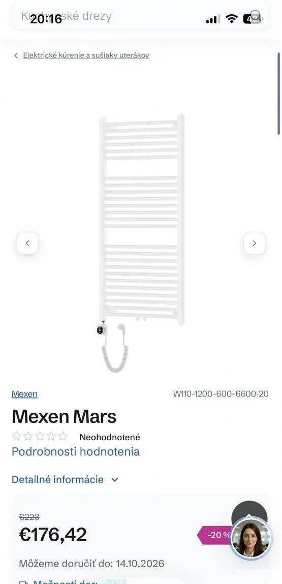 Elektrický radiátor MEXEN