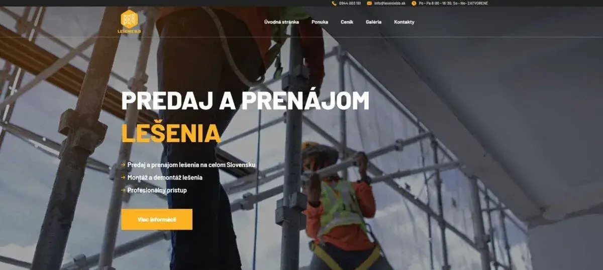 ⭐Tvorím profesionálne a lacné WEBOVÉ stránky a E-SHOPY