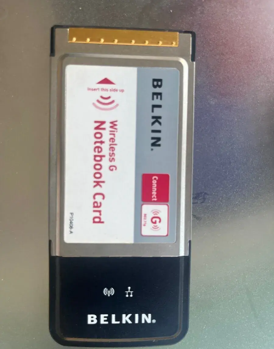 Belkin Wireless G Notebook Card F5D7010