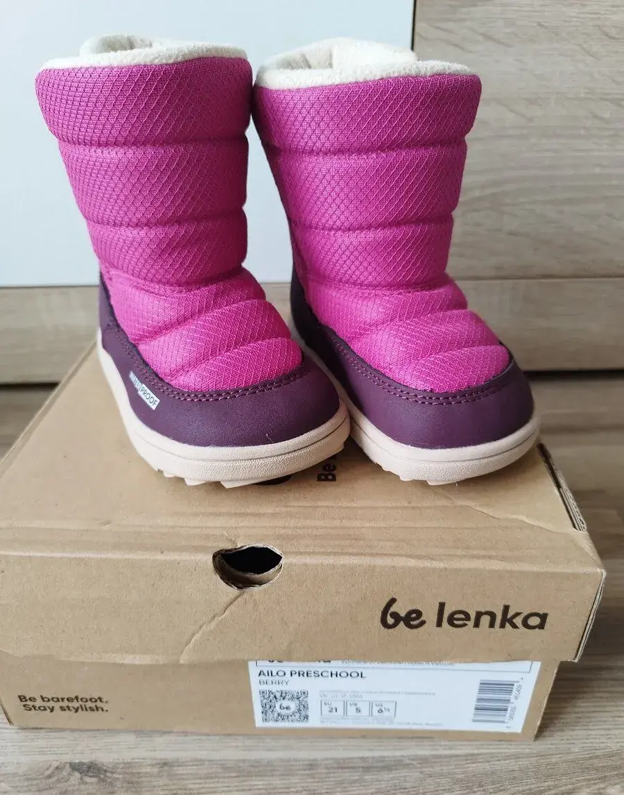 Dievčenské barefoot snehule Be Lenka veľ. 21