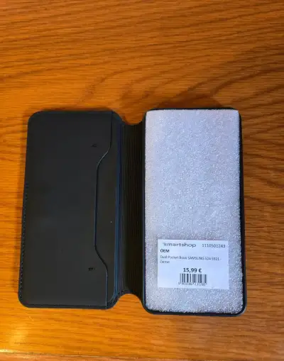 Obal Dual Pocket Book Samsung Galaxy S24 5G S921 čierny