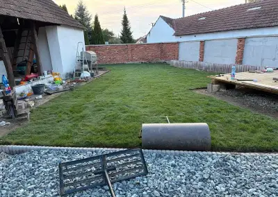 Stavebné práce v exteriéri a realizácia záhrad