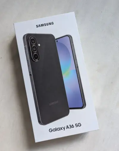 Samsung Galaxy A36 5G 128GB Awesome Black – NOVÝ, zabalený