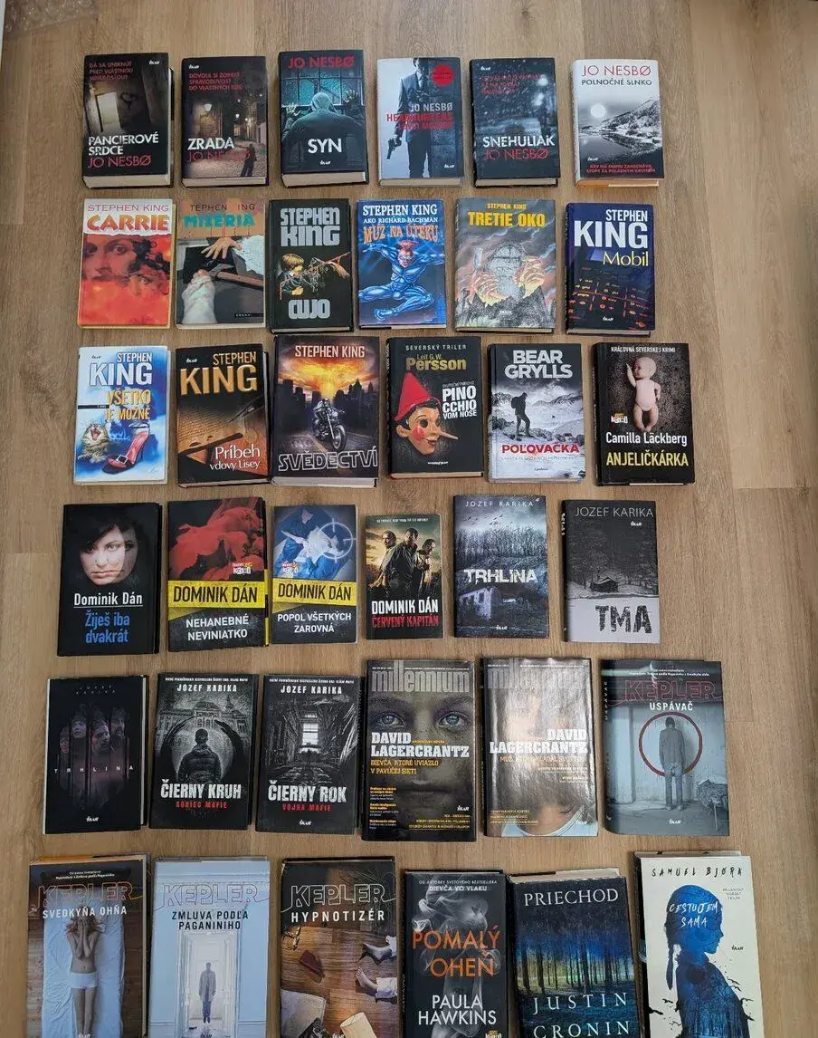Detektívky - Dán, King, Karika, Nesbo a iné