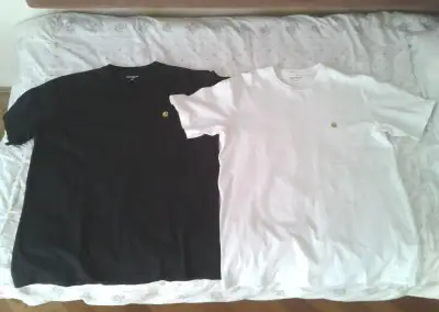 2 x nenosené pánske tričko Carhartt - veľkosť XL