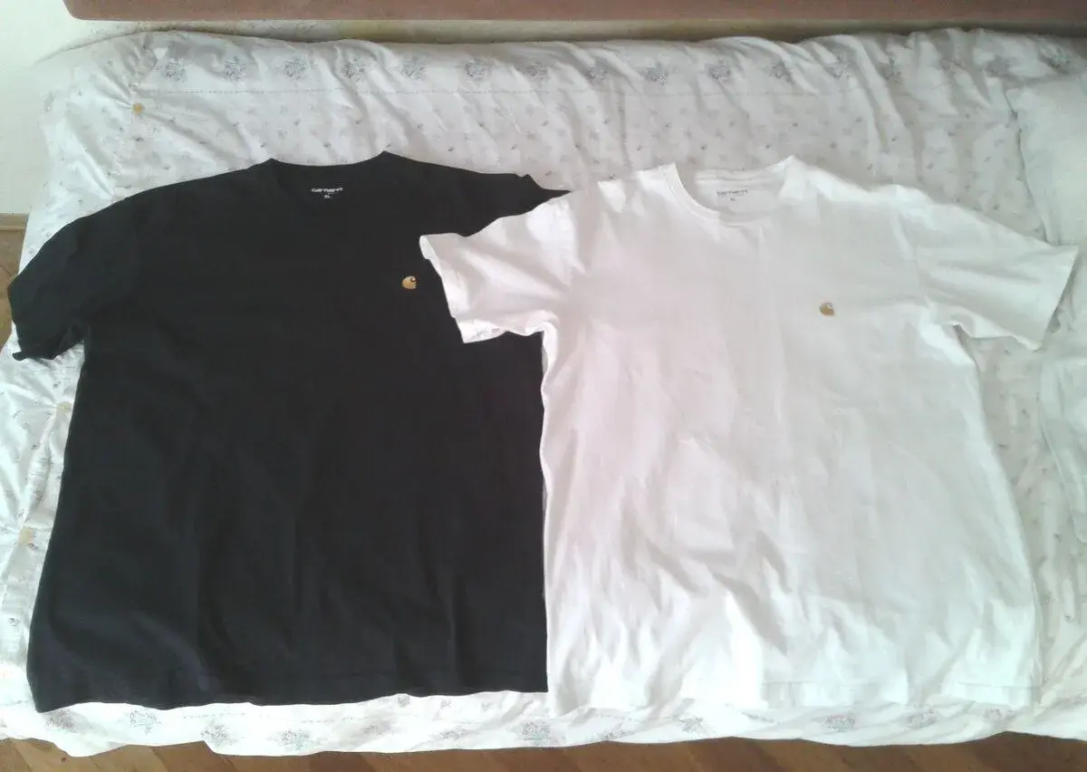 2 x nenosené pánske tričko Carhartt - veľkosť XL