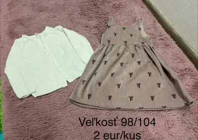 Oblečenie pre dievčatko veľkosť 98/104