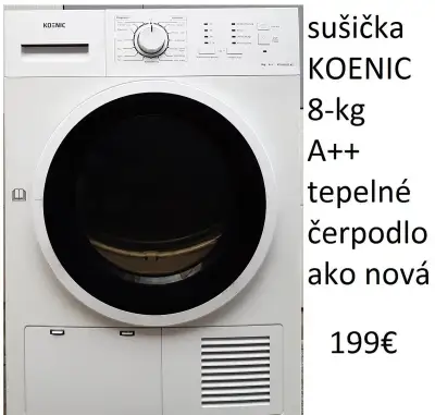 Nemeckú sušičku --Siemens A++ a KOENIC A++