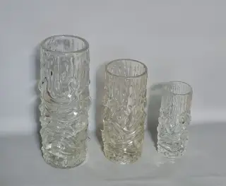Retro sklenené vázy 1