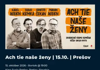 Vstupenka - Ach tie ženy | 15.10. | Prešov / K. Roden