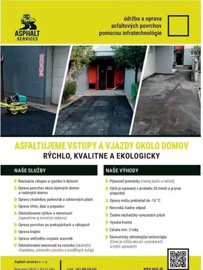 Asfalterské práce