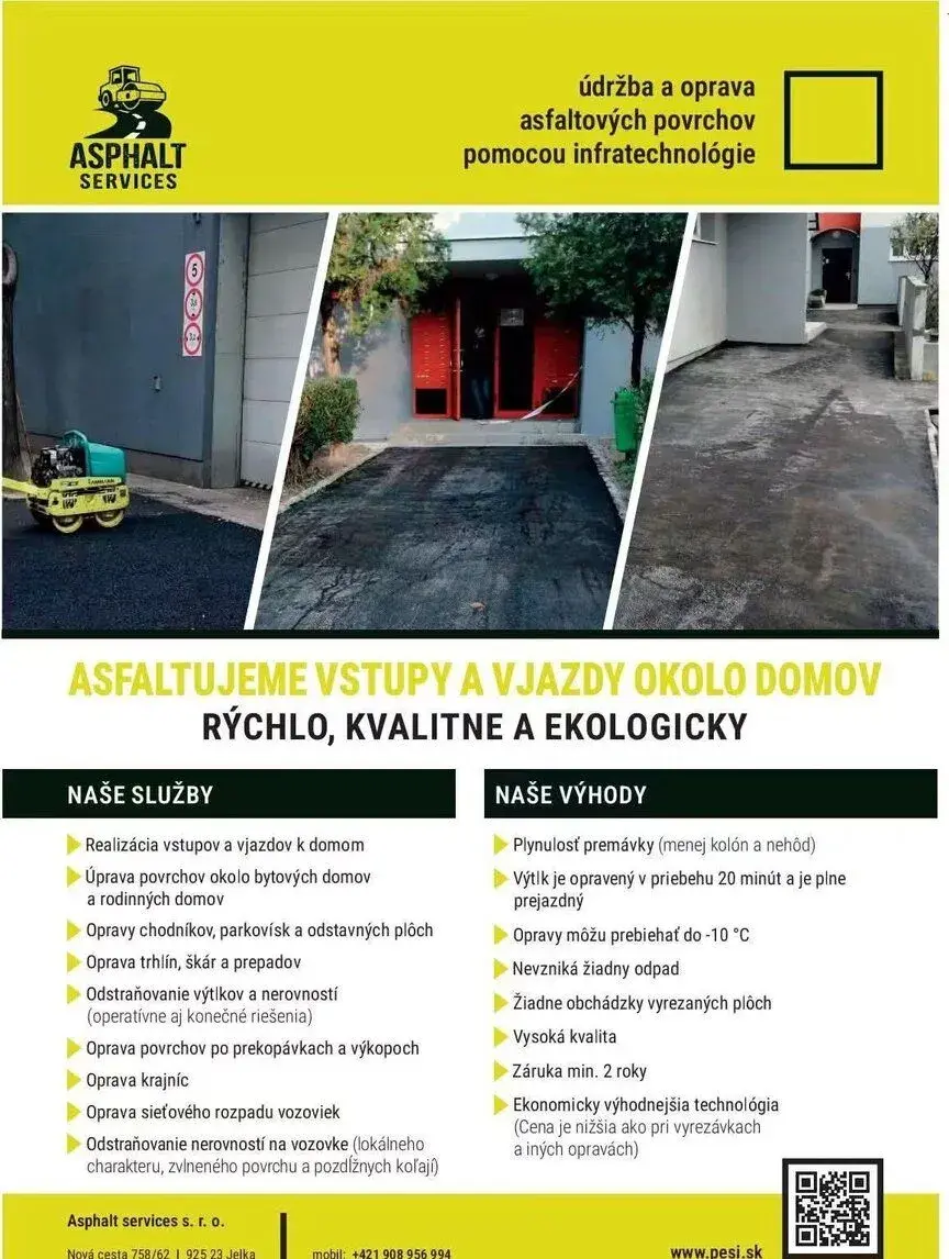 Asfalterské práce