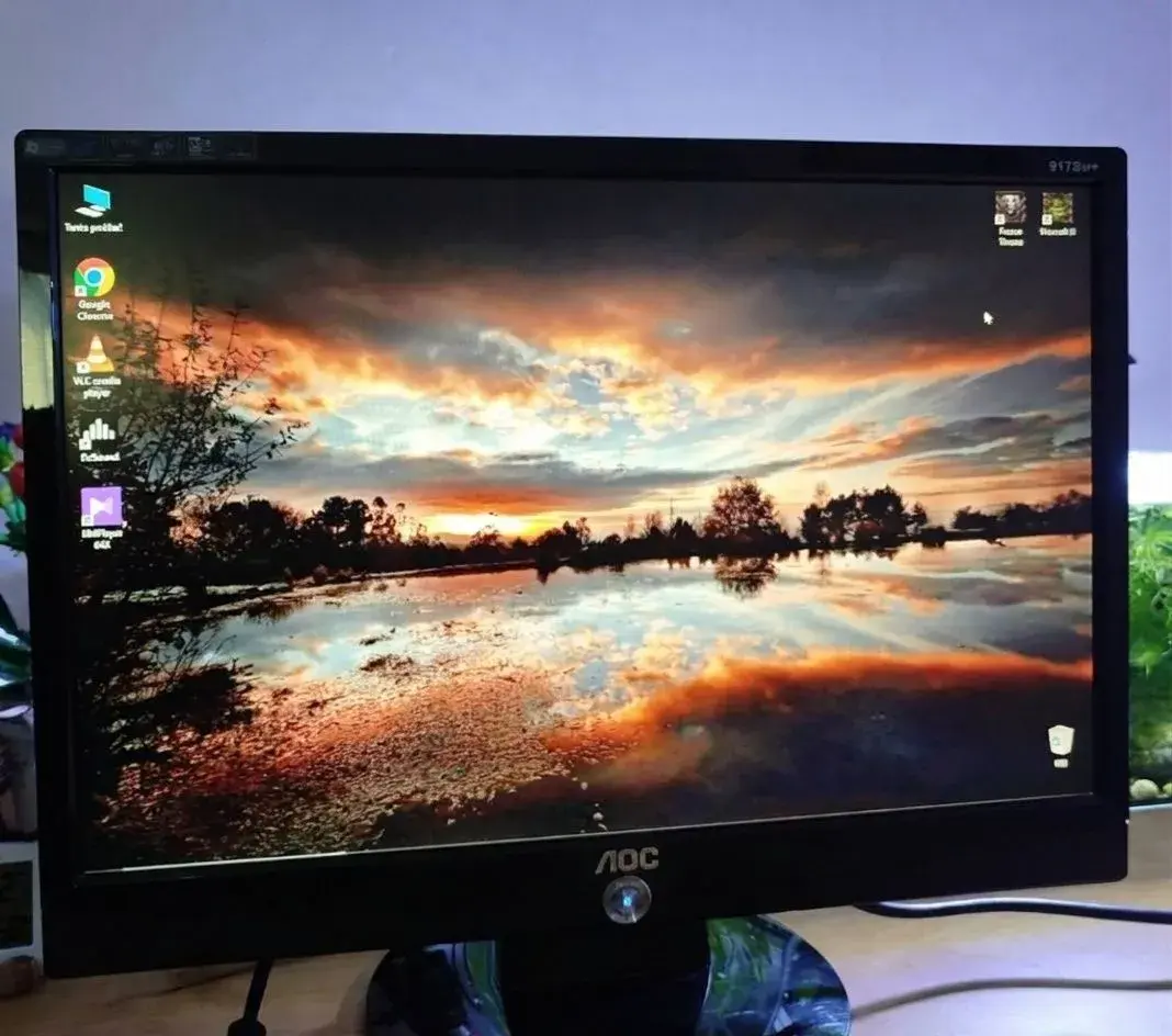 Funkčný 19" LCD monitor AOC 917Sw+