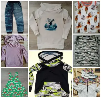 Handmade mikiny, teplaky a upletova sukna