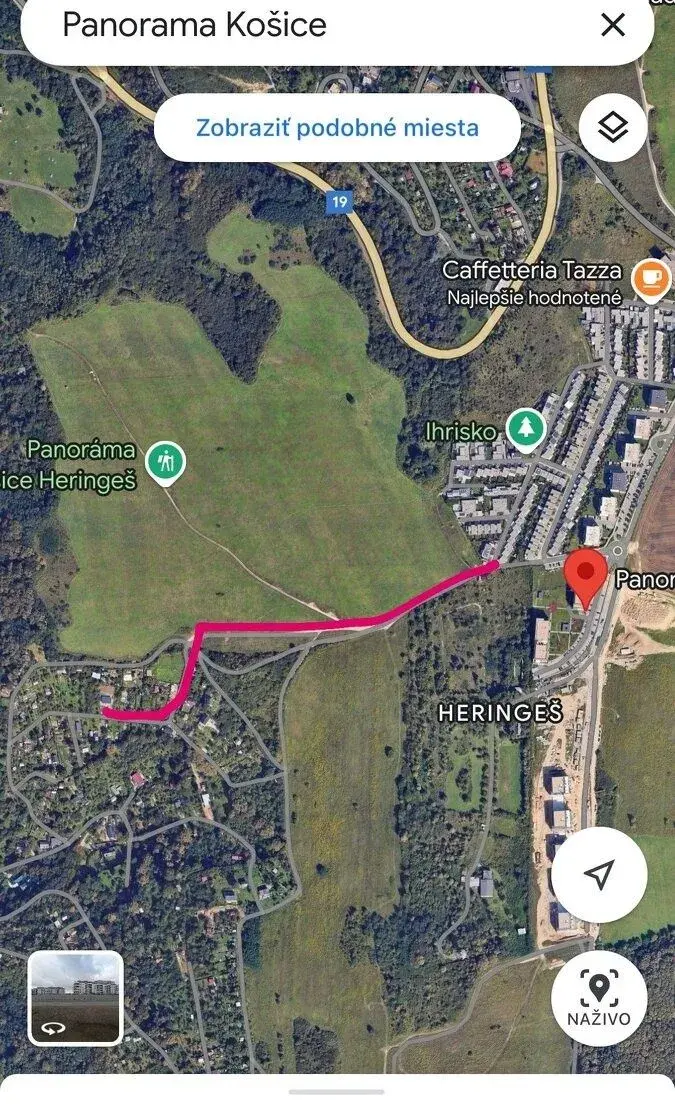 Prenajom zahrada - Kosice PANORÁMA časť Heringeš
