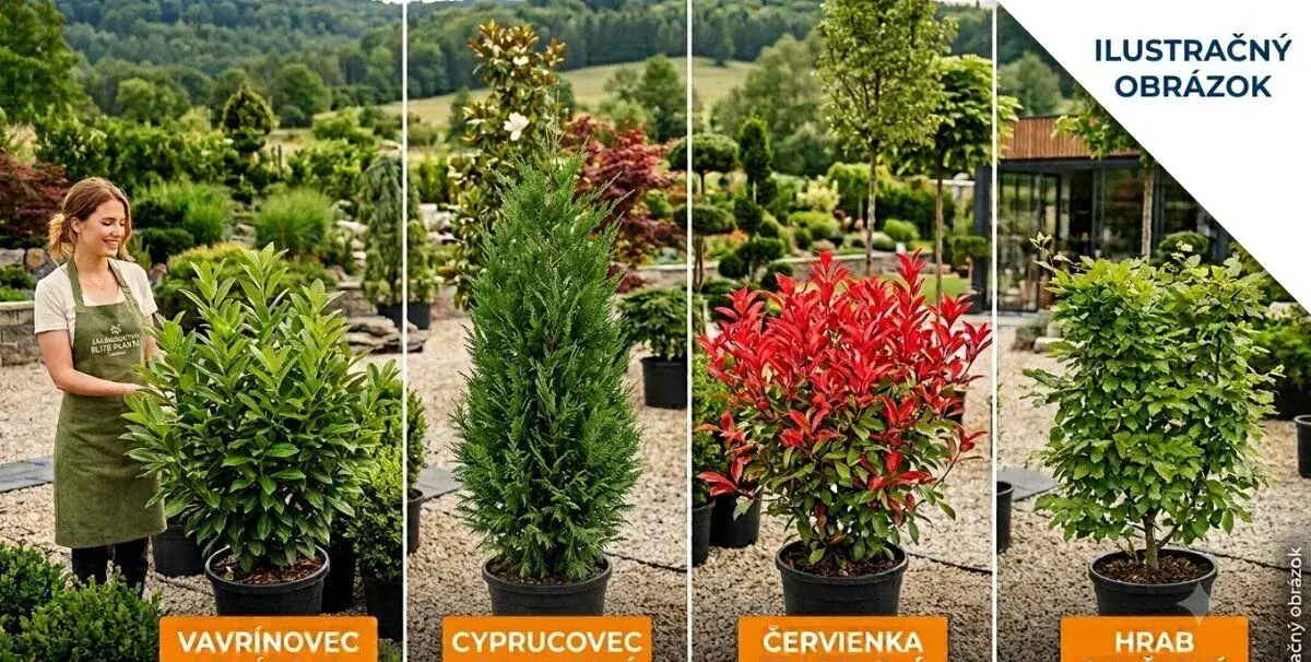 🌿 Živé ploty a okrasné dreviny | Vavrínovec, tuja alternatí