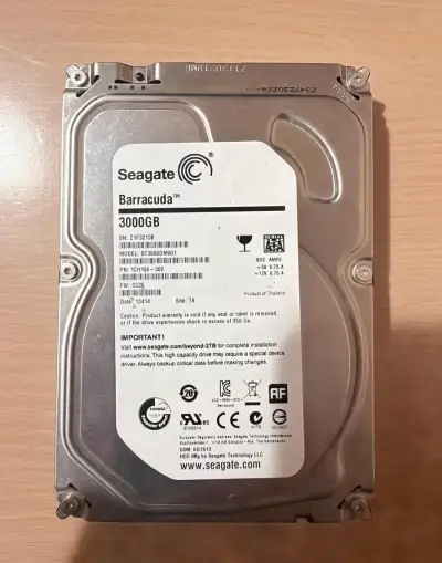 Interný pevný disk Seagate BarraCuda s kapacitou 3 TB