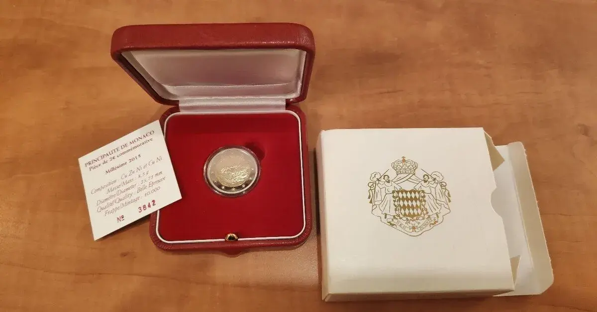 Monako/Monaco 2Eur PROOF 2015