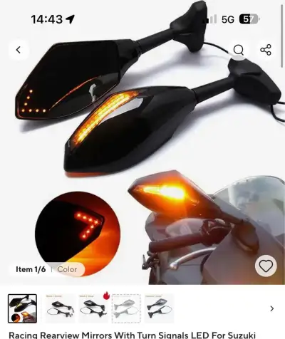 Spätne zrkadla na Suzuki