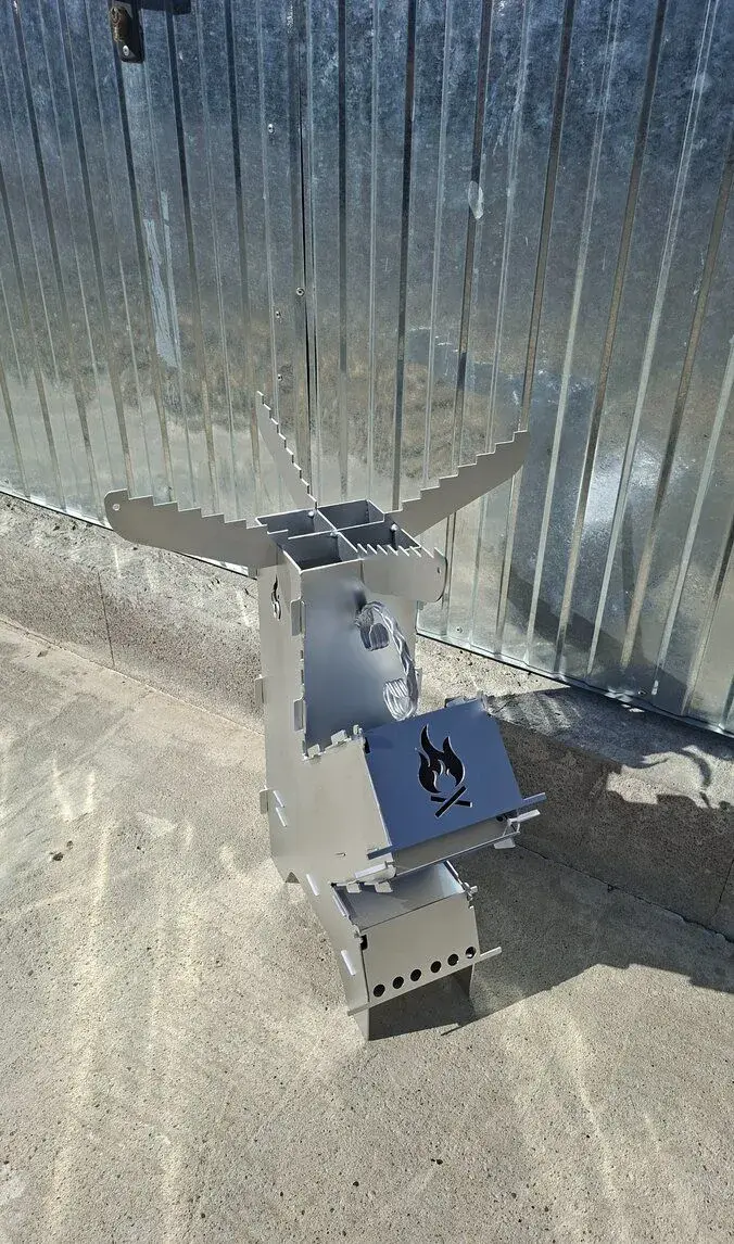 Raketová pec,záhradný gril,rocket stove.
