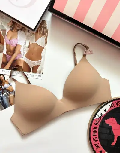 Victoria’s Secret nude bezkosticova podprsenka 75C