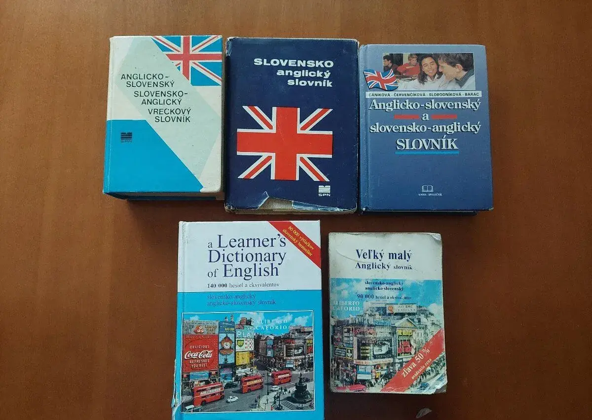 Slovensko anglické slovníky