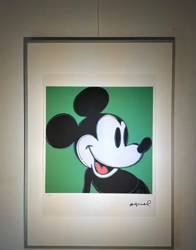 Andy Warhol – Mickey Mouse (Green) (Limitovaná litografia)