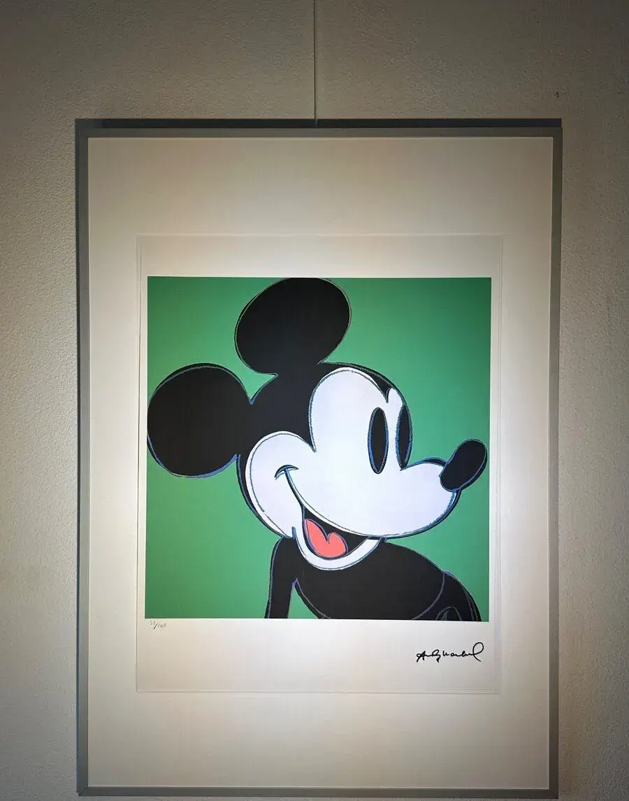 Andy Warhol – Mickey Mouse (Green) (Limitovaná litografia)