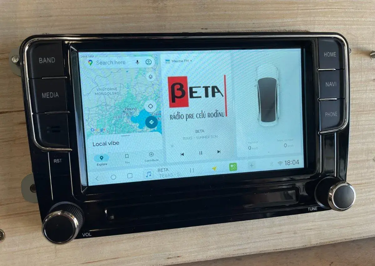 VW, Škoda, Seat android rádio 7" 4+64GB 4G CarPlay