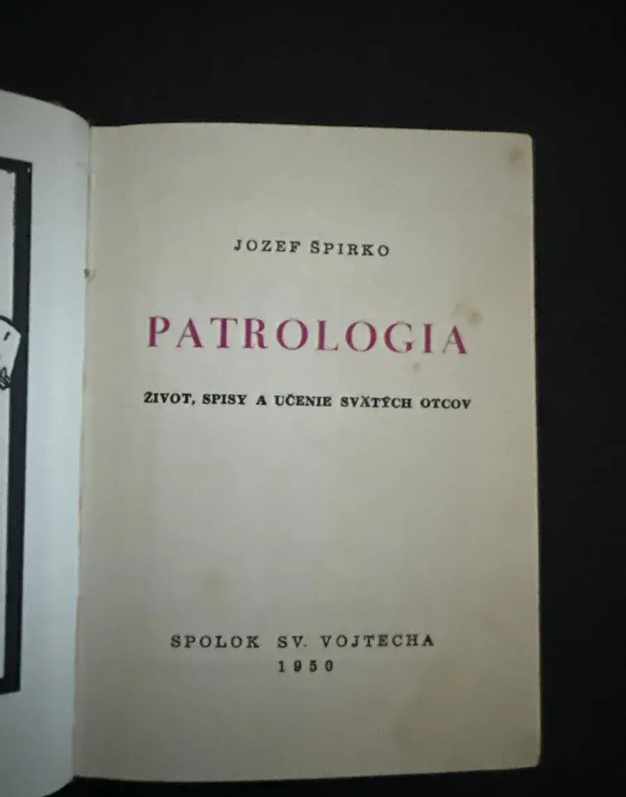 Jozef Špirko Patrologia