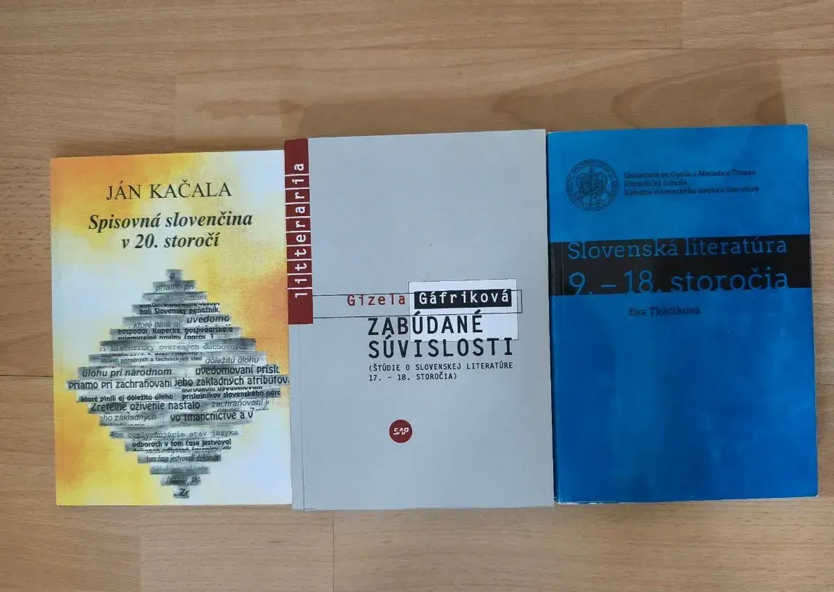 Knihy o slovenskej literatúre