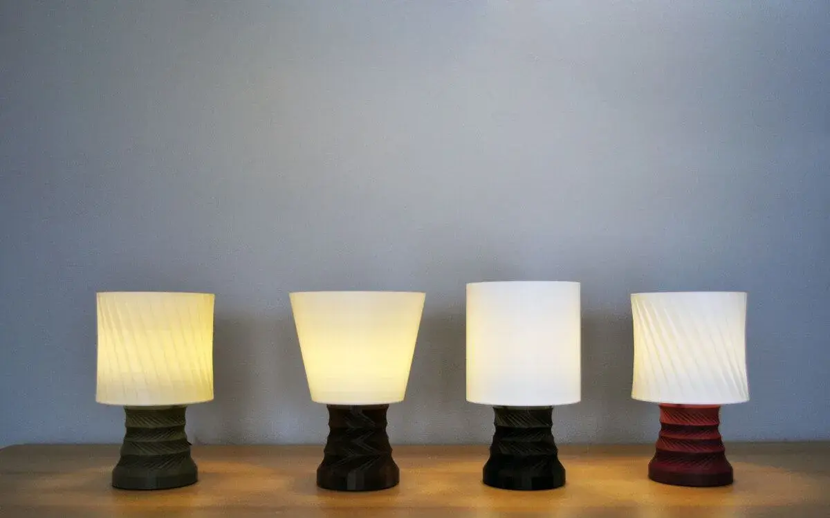 Nočné lampy - handmade