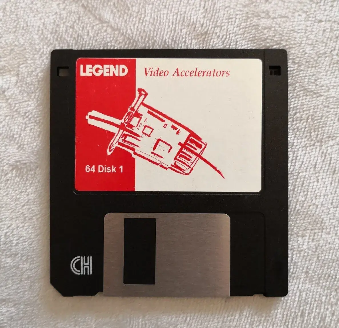 Original retro disketa Legend Video Accelerators - 64 Disk 1