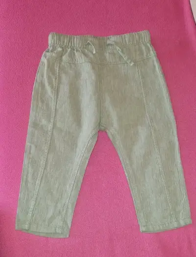 Ľanové nohavice H&M, v.80
