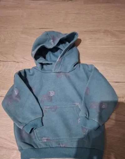 Zelená mikina s medvedikmi č 92