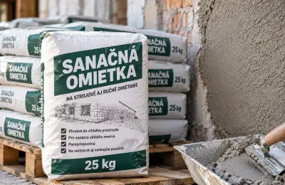 SANAČNÚ OMIETKU 25 KG – STROJOVÉ AJ RUČNÉ OMIETANIE –