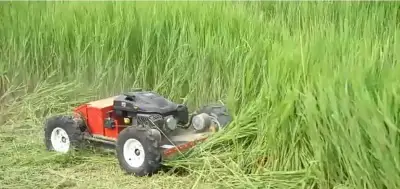 robotická kosačka diaľkovo ovládaná