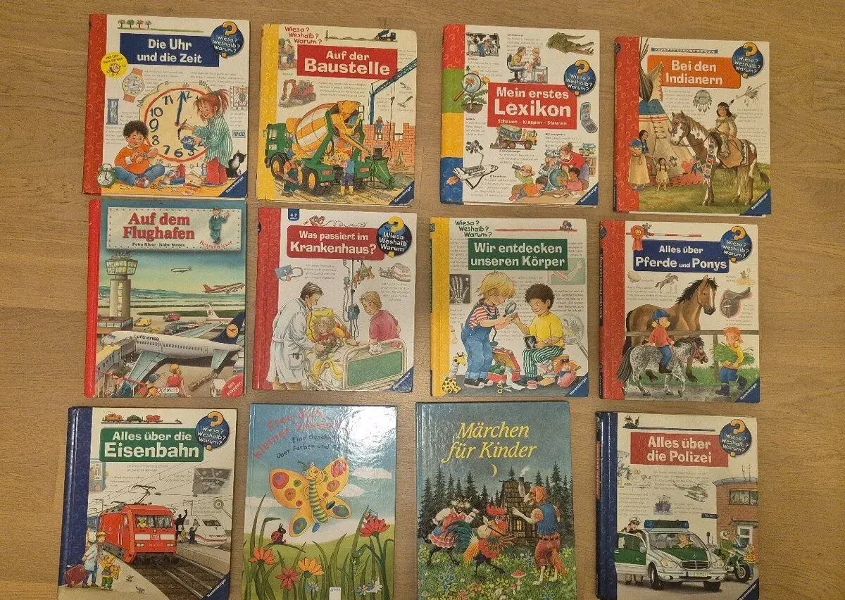 Nemecké knihy od Ravenaburger: Wieso? Weshalb? Warum?