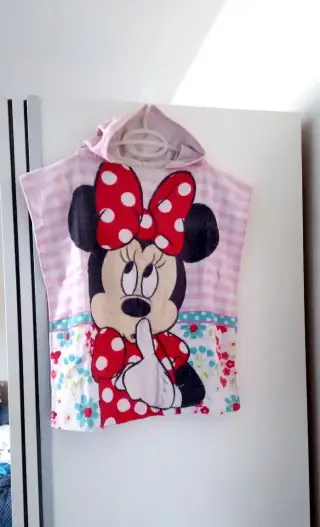 Disney Minnie Mouse originál pončo župan osuška uterák