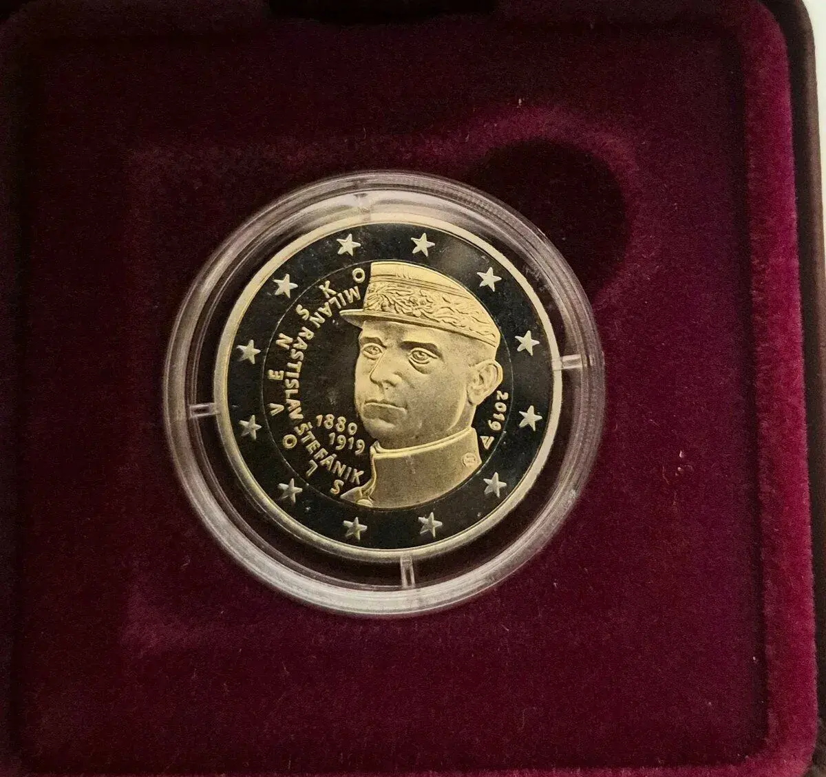 Euromince 2 euro pamätná proof ŠTEFANIK