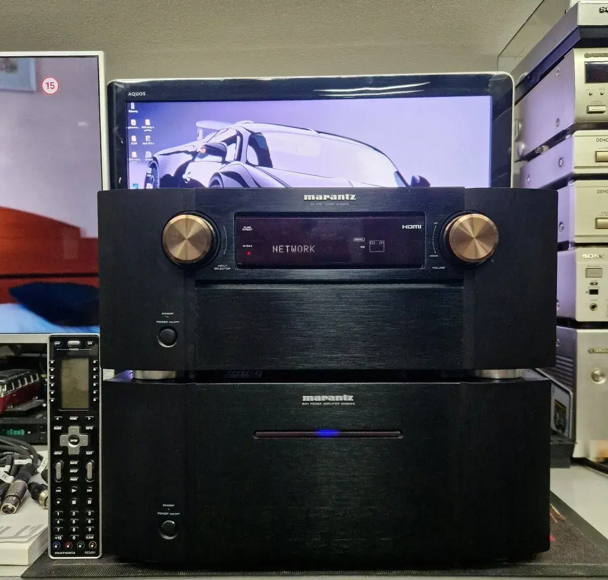 MARANTZ MM-8003 + MARANTZ AV-8003.