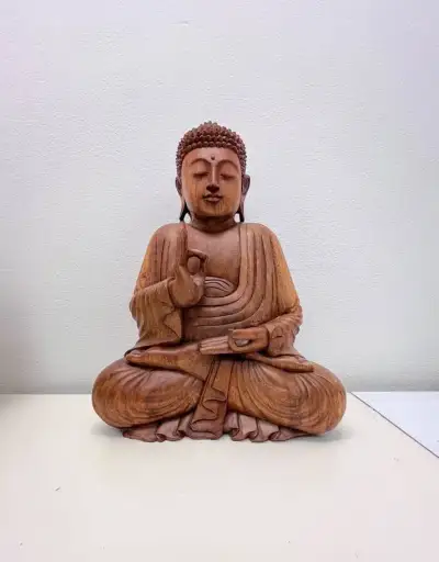 Drevený Budha 40cm