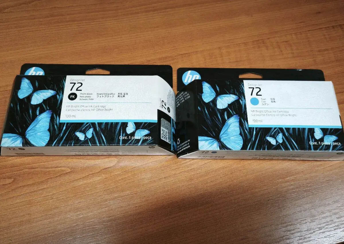 Farby, cartridge do plotra-C9370A a C9371A