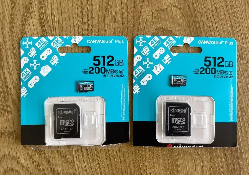 Kingston microSDXC Canvas Go Plus Gen4 - 512GB - NOVÉ