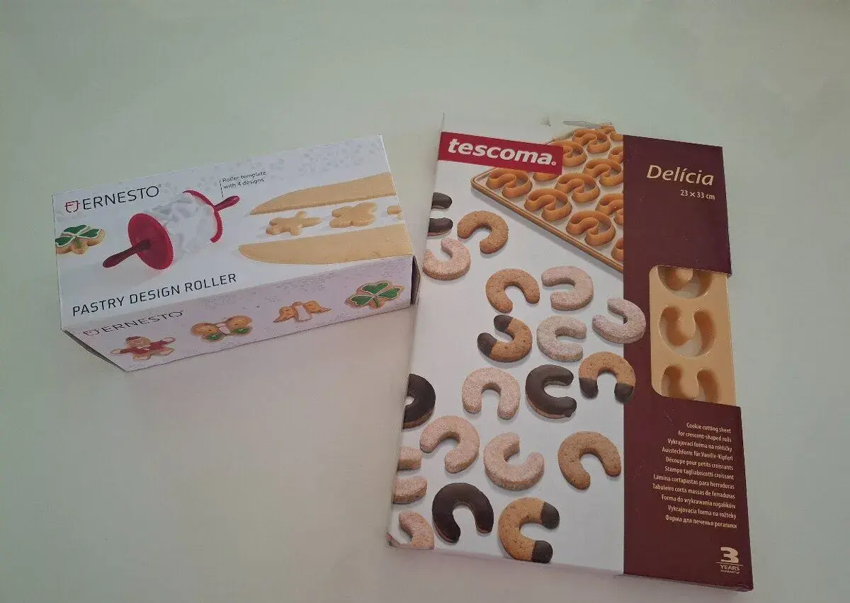Vykrajovacia forma Tescoma Delicia na vanilkove rozky + valc