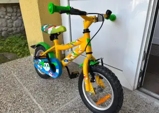 Detský bicykel Disney Planes 12” + pomocné kolieska