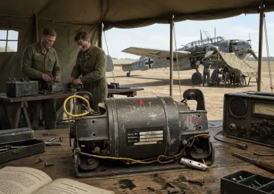 Rotační menič napätia pre radiostanice Luftwaffe