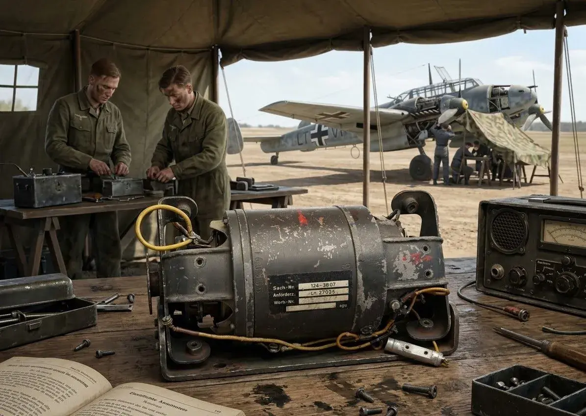 Rotační menič napätia pre radiostanice Luftwaffe