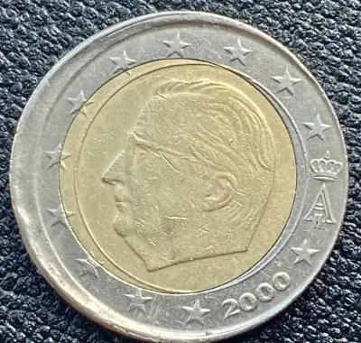 Mince 2 euro Belgicko chyboražba