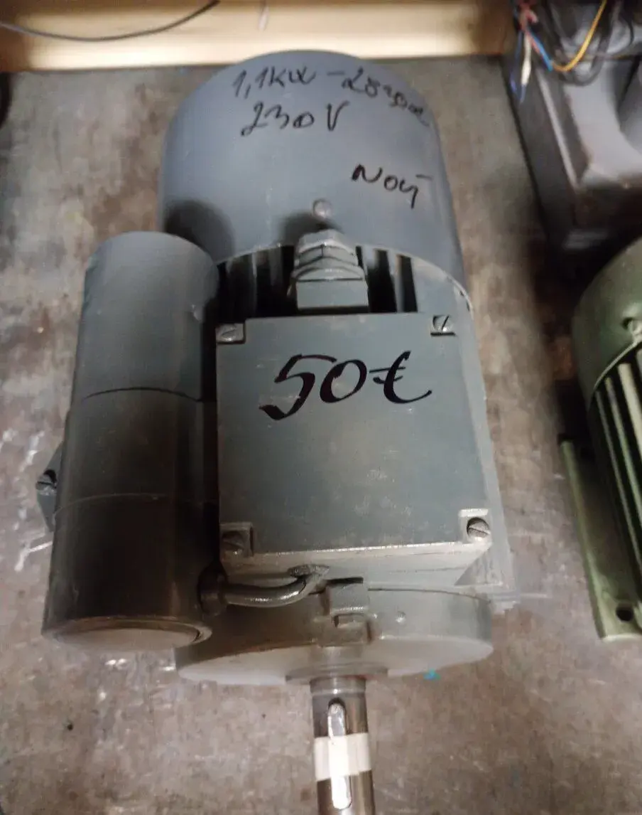 Nový 1,1kw elektromotor na 230 V.